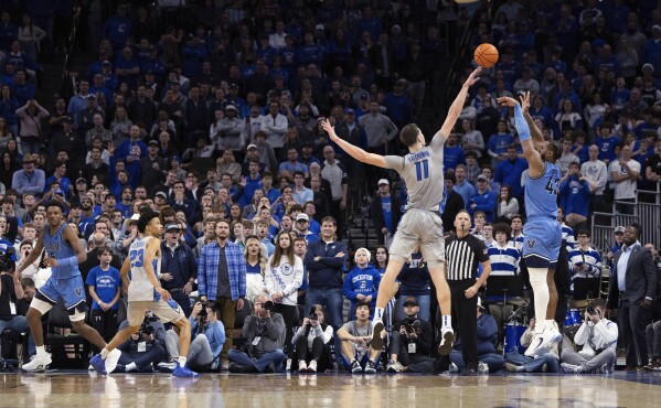 Villanova basketball score sale